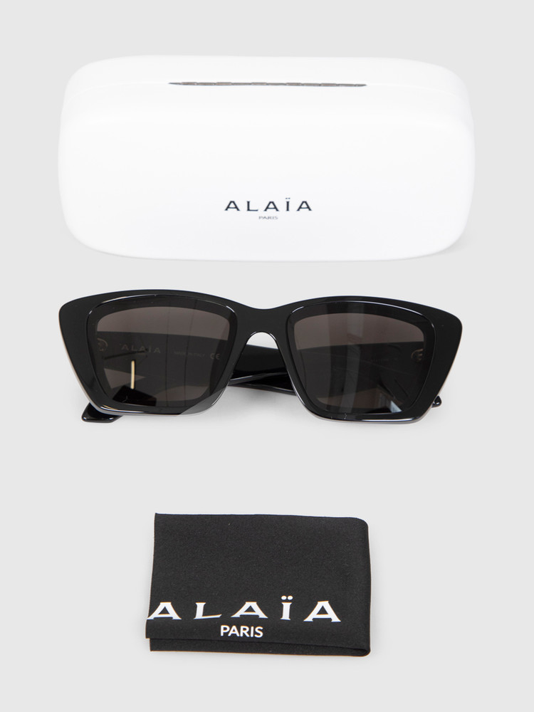 Alaïa Black Tinted Square Sunglasses
