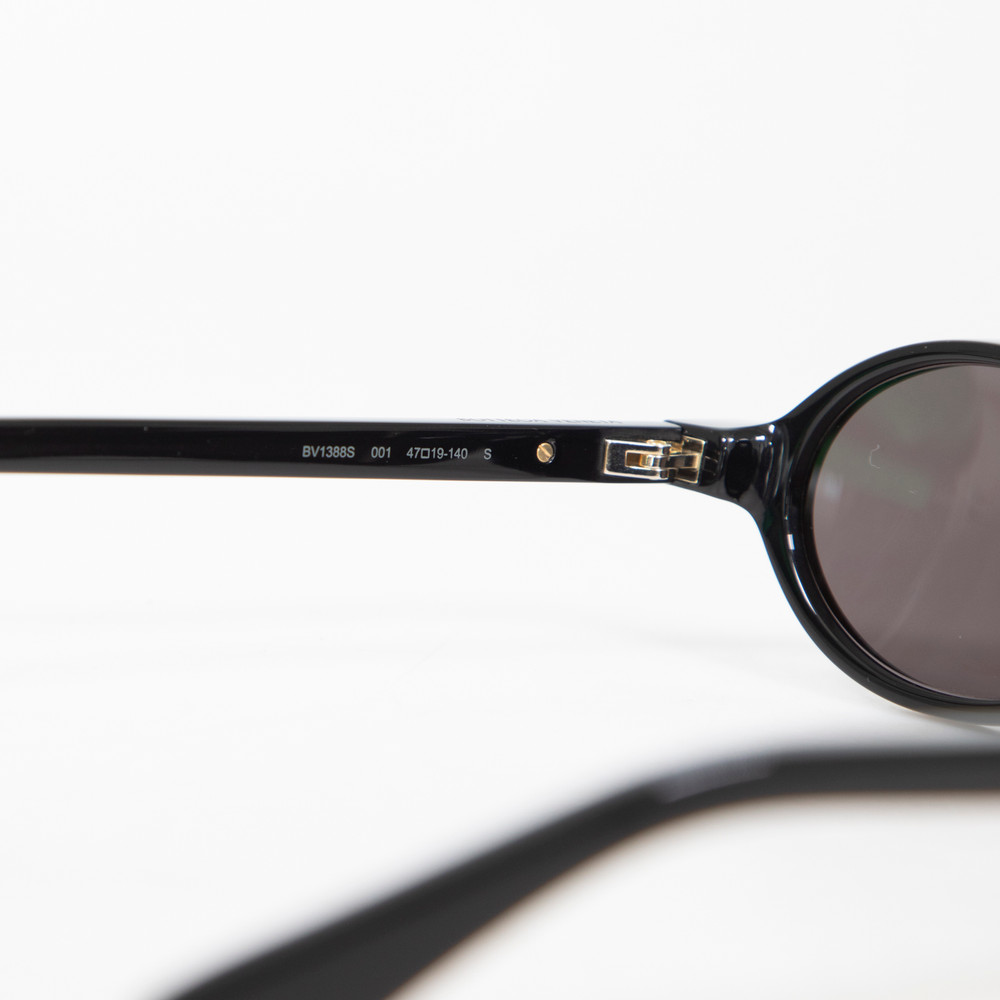Bottega Veneta Black Oval Ribbon Sunglasses