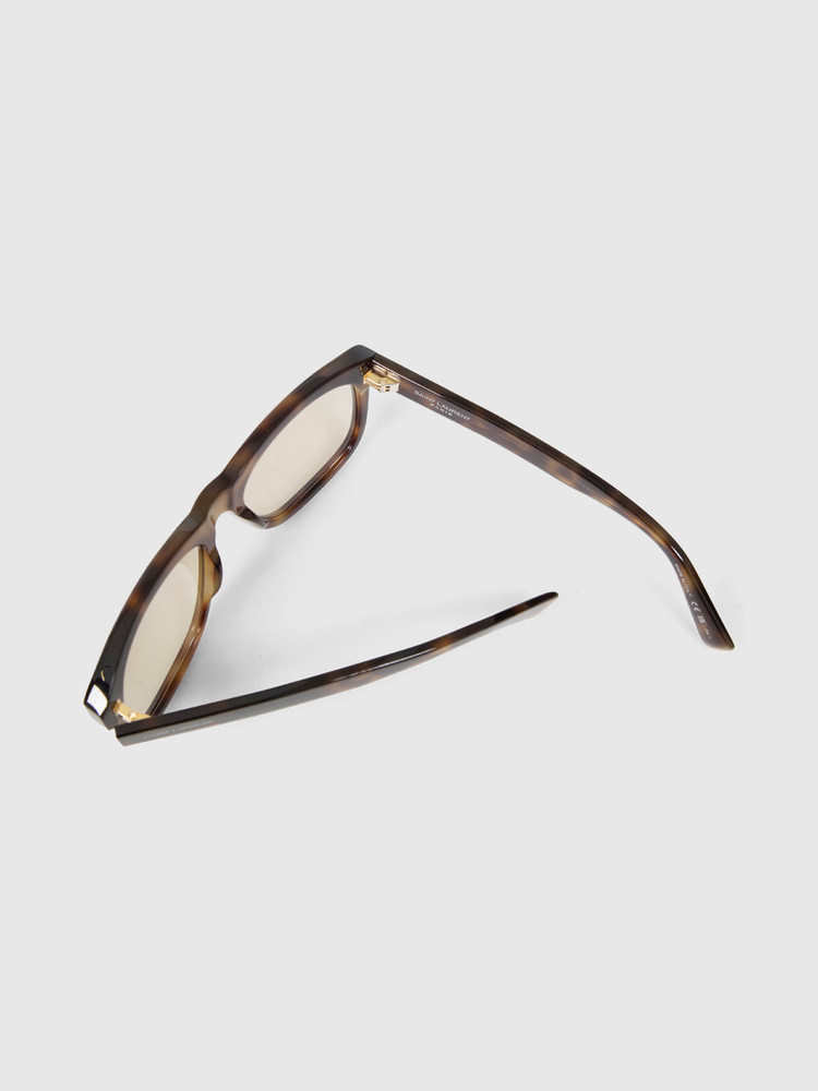 Saint Laurent Havana D-Frame Sunglasses