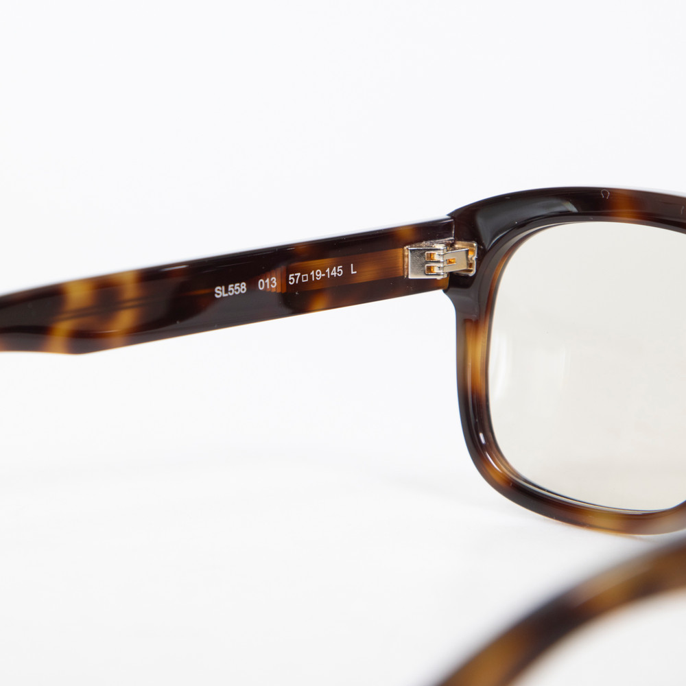 Saint Laurent Havana D-Frame Sunglasses