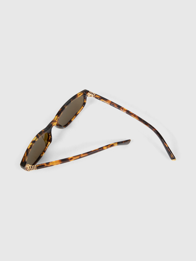 Miu Miu Havana Oval Tinted Sunglasses