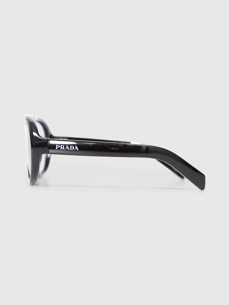 Prada Black Aviator C05S Sole Sunglasses