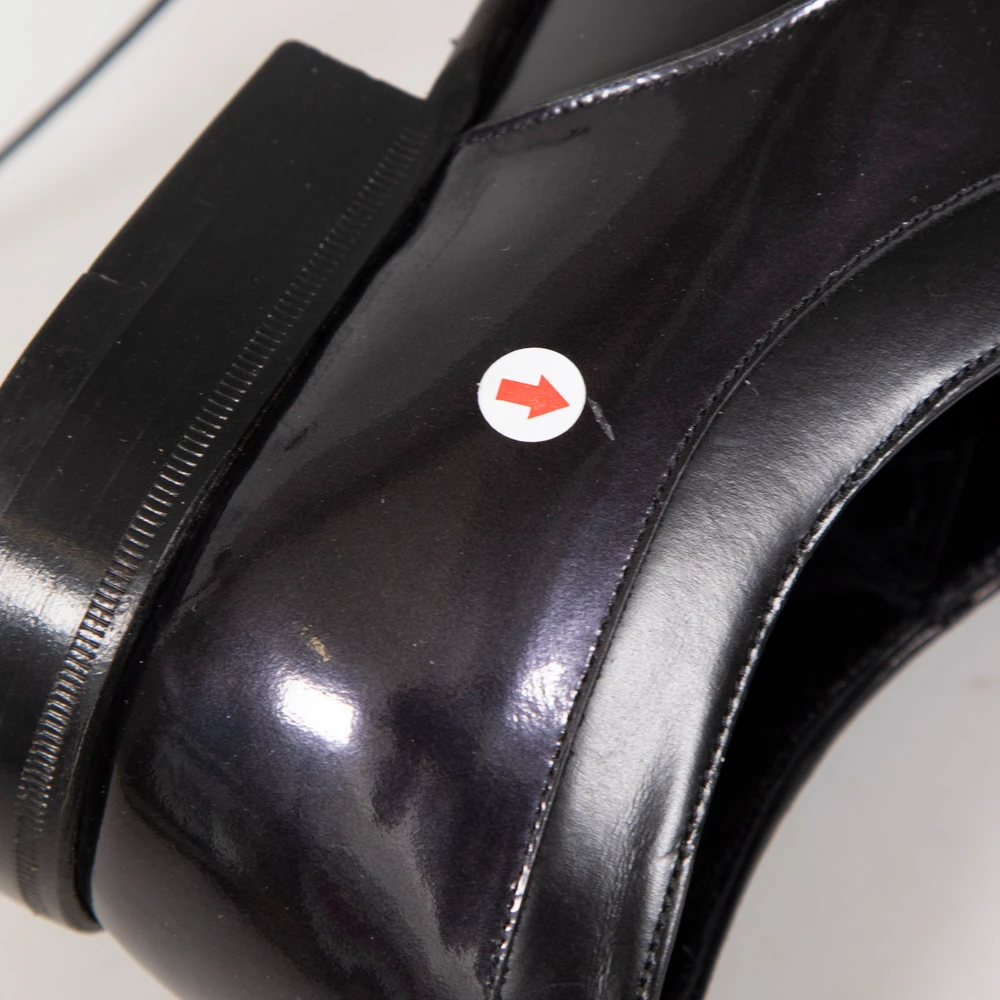 Louis Vuitton Black Leather Oxfords