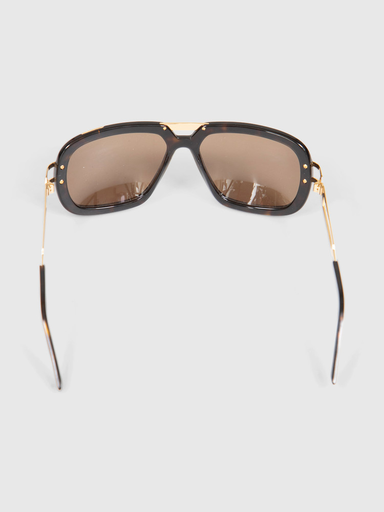 Cazal Tortoiseshell Aviator Sunglasses