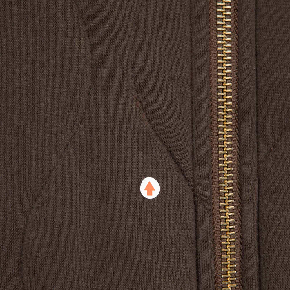 Maison Margiela Brown Quilted Mid Length Bomber Jacket
