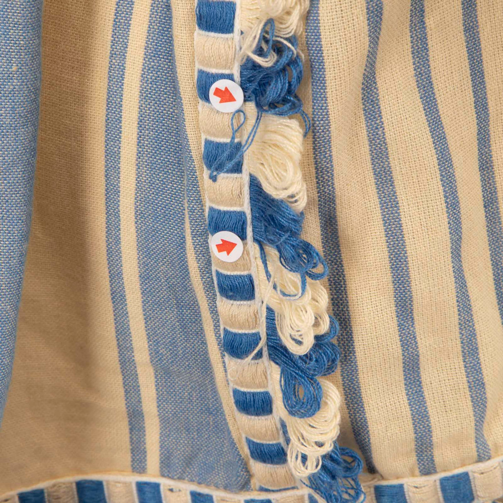 Dodo Bar Or Blue & Cream Striped Dress
