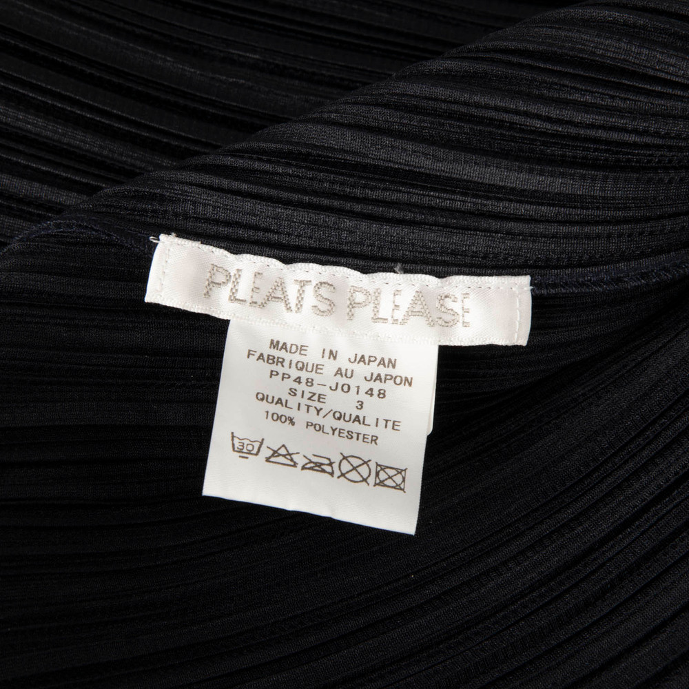 Issey Miyake Pleats Please Navy 3/4 Sleeve Jacket