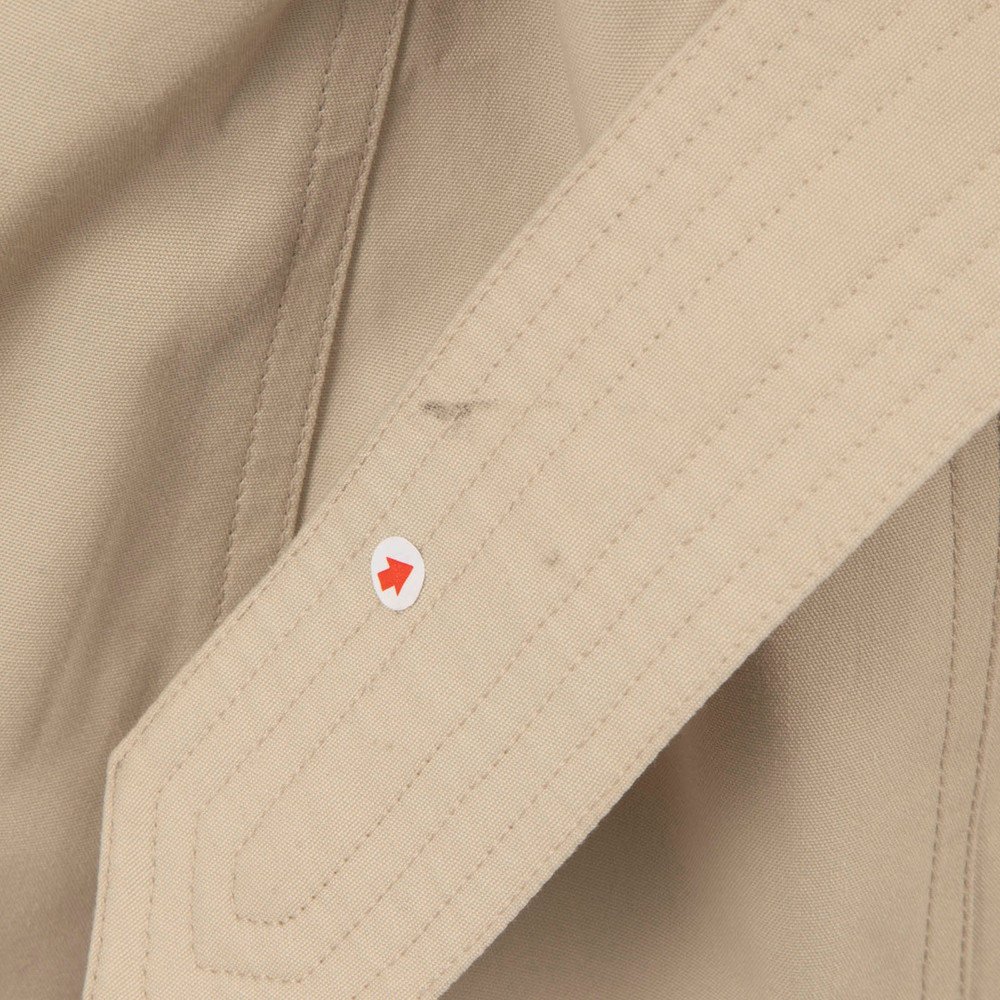 Burberry Ecru Mid Length Trench Coat