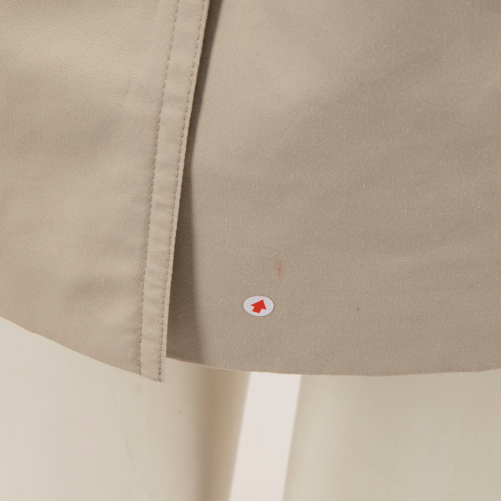 Burberry Ecru Mid Length Trench Coat