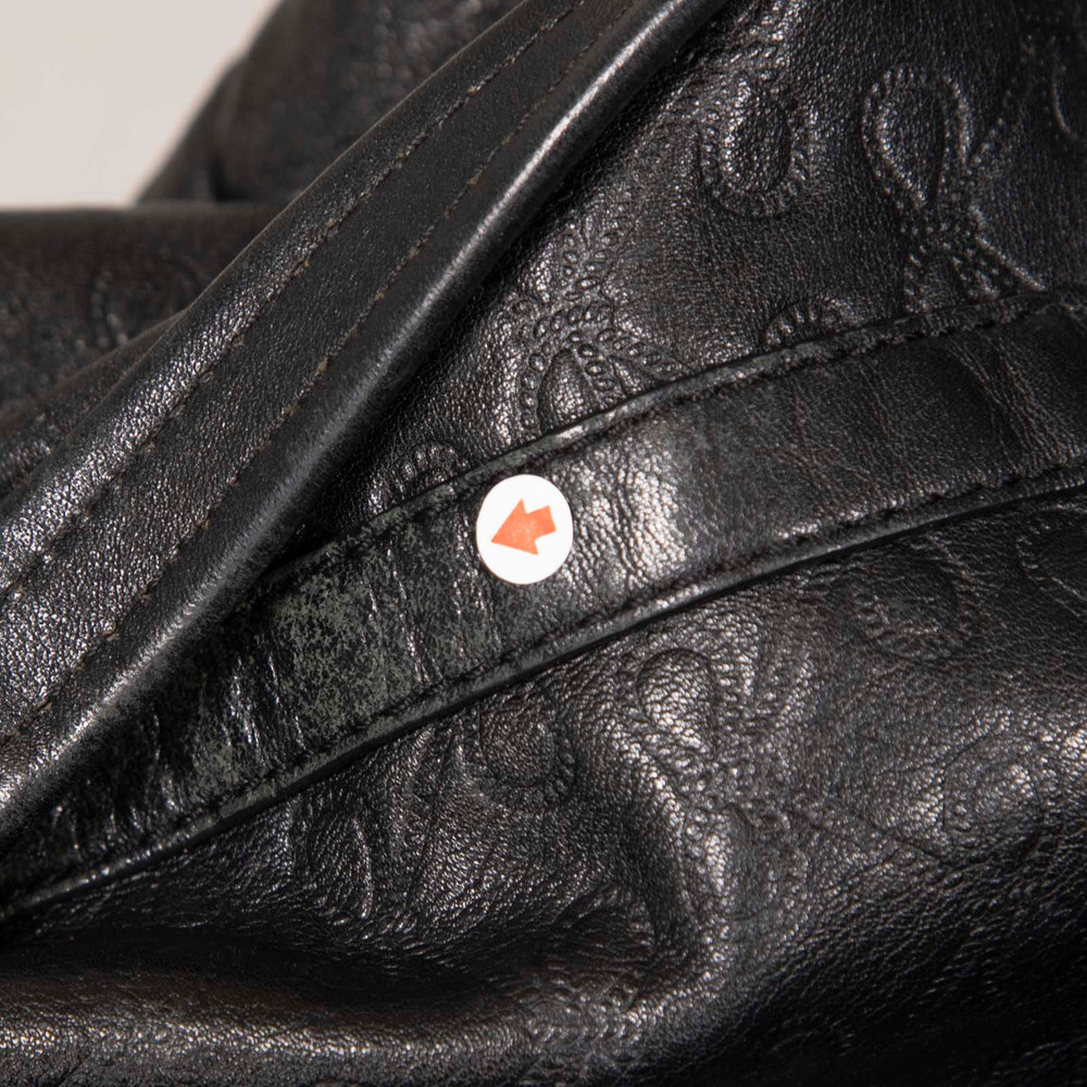 Anya Hindmarch Black Leather Tote Bag