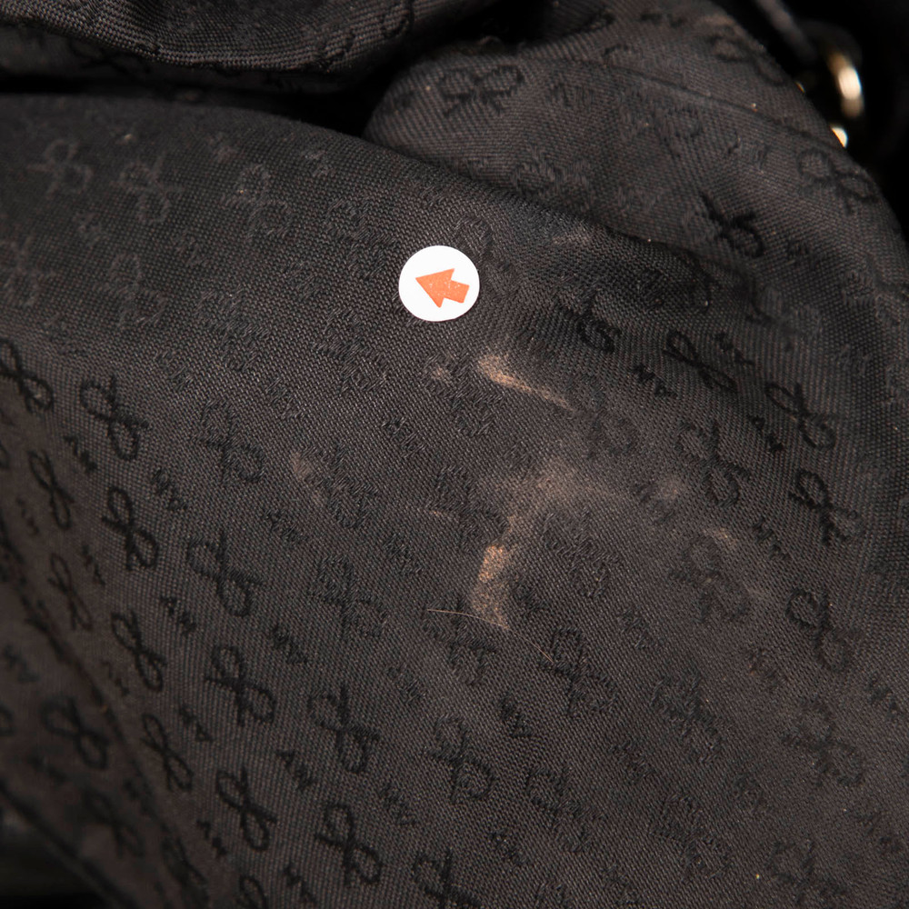 Anya Hindmarch Black Leather Tote Bag