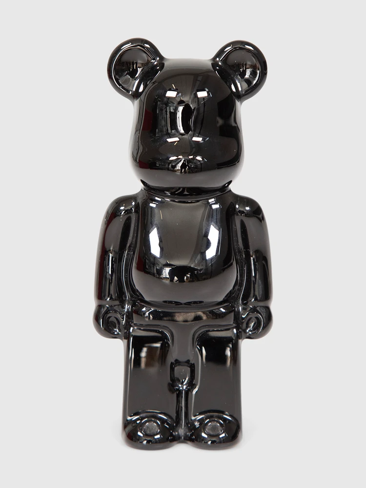 Baccarat Black Be@rbrick Figurine