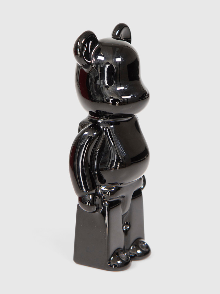 Baccarat Black Be@rbrick Figurine