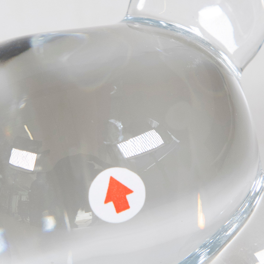 Baccarat Clear Be@rbrick Figurine