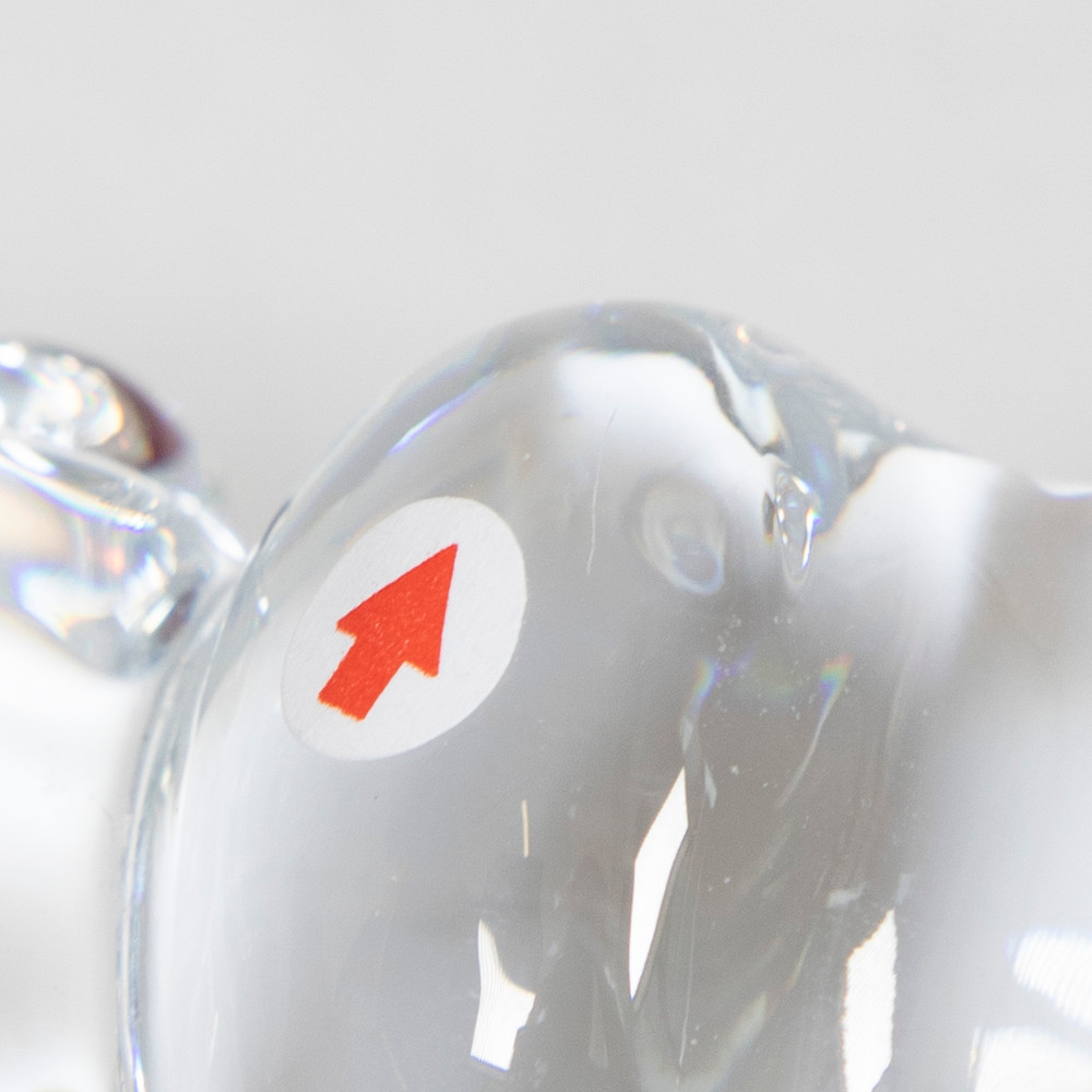 Baccarat Clear Be@rbrick Figurine
