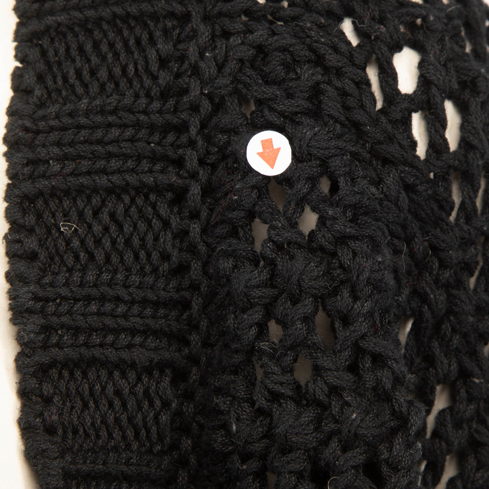 Dolce & Gabbana Black Crochet Cardigan