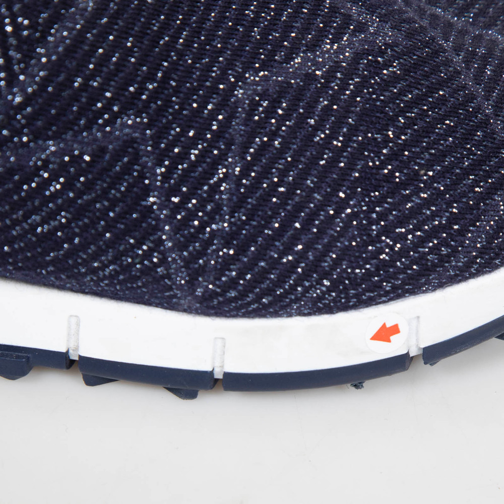 Jimmy Choo Navy Star Sock Trainers