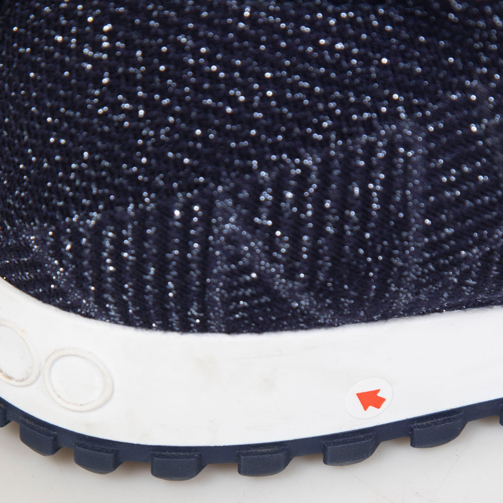 Jimmy Choo Navy Star Sock Trainers