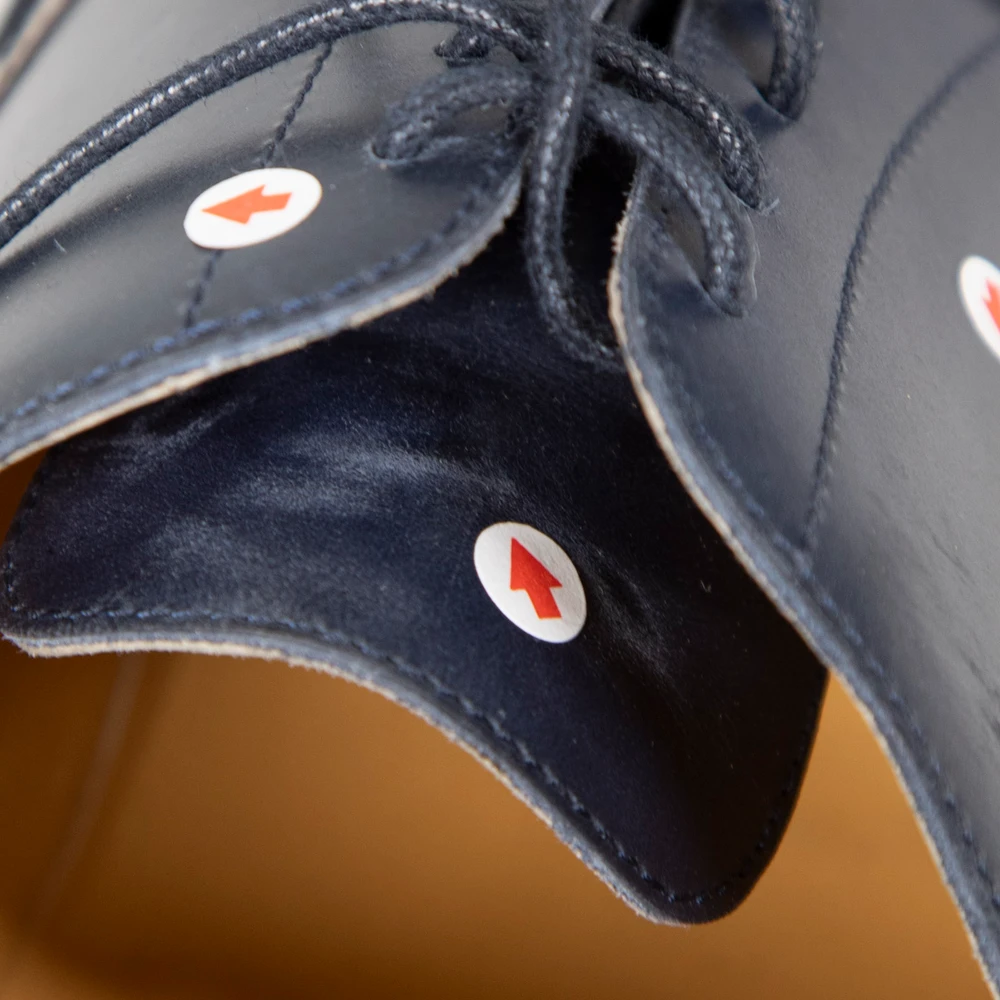 Hermès Lace Up Panelled Leather Oxfords