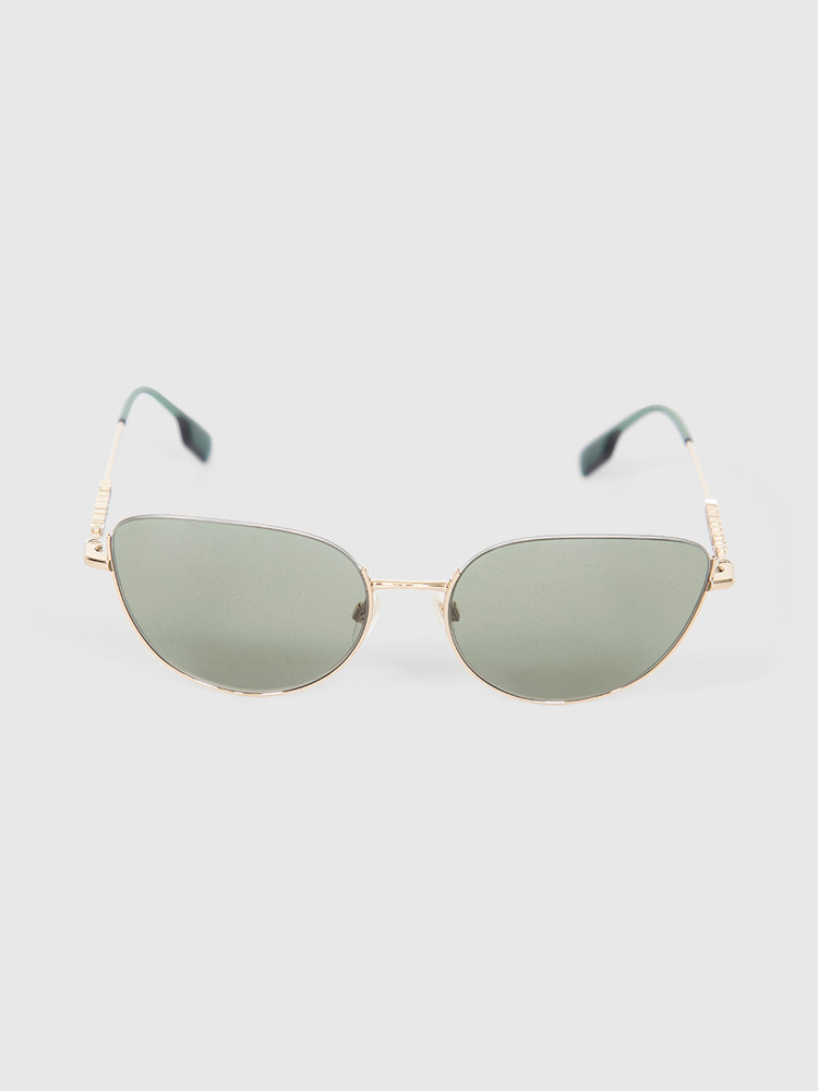 Burberry Green Cat Eye Harper Sunglasses