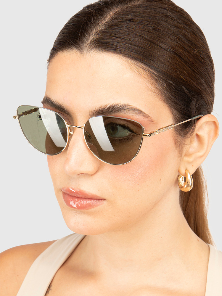 Burberry Green Cat Eye Harper Sunglasses