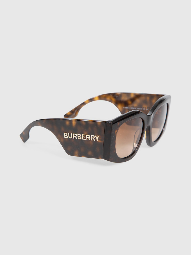 Burberry Havana Rectangle Madeline Sunglasses