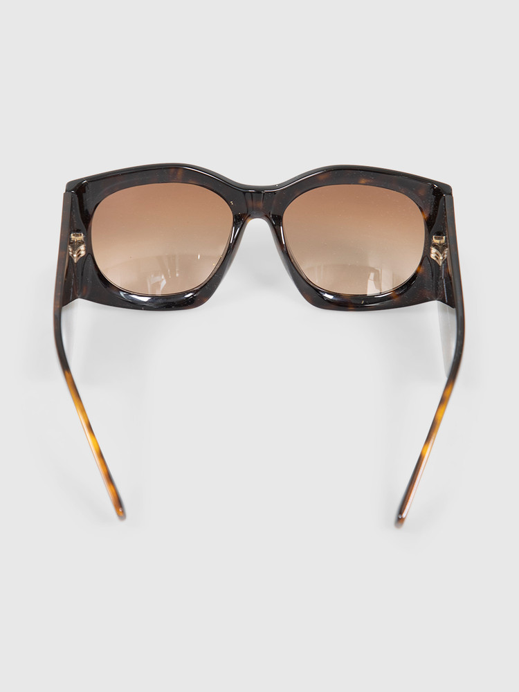 Burberry Havana Rectangle Madeline Sunglasses