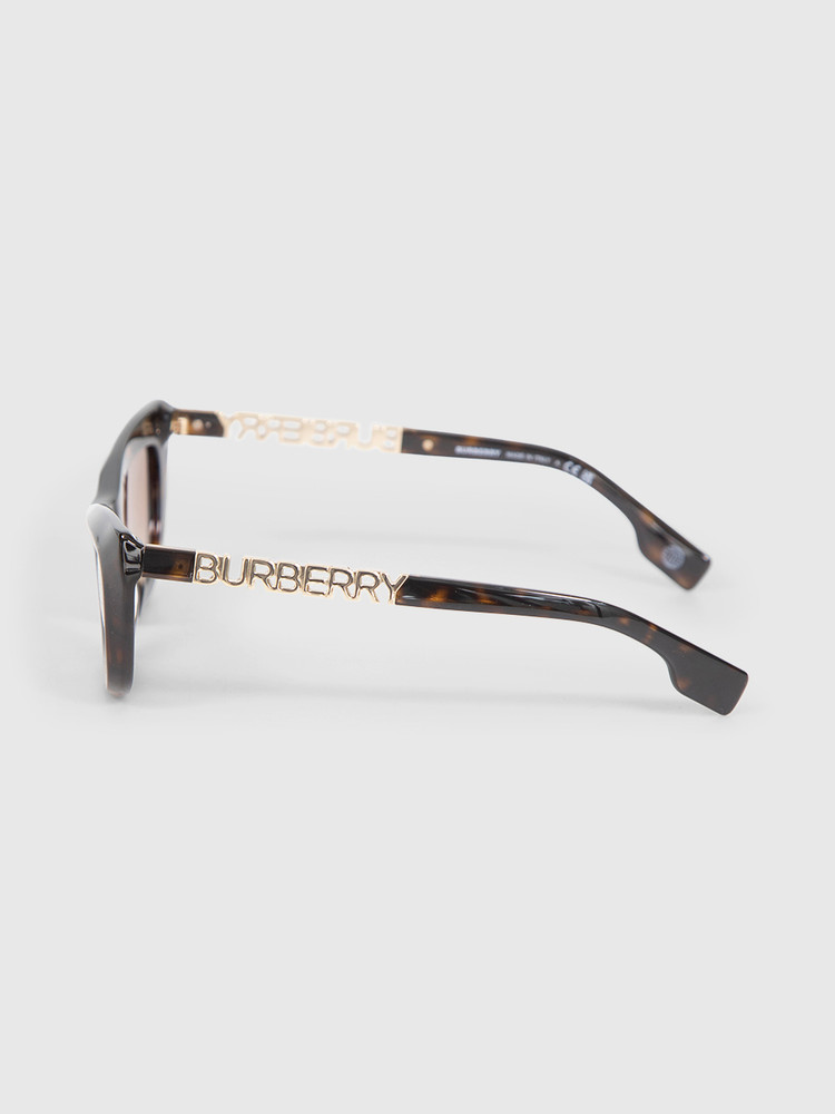 Burberry Havana Cat Eye Gradient Sunglasses