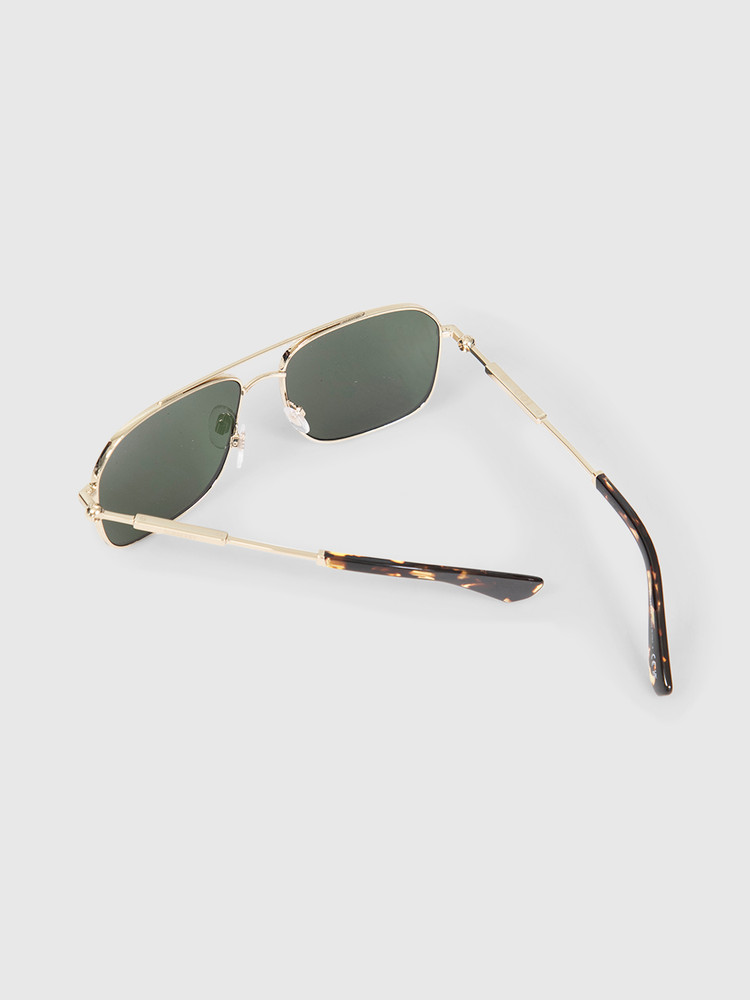 Burberry Green Tinted Square Sunglasses