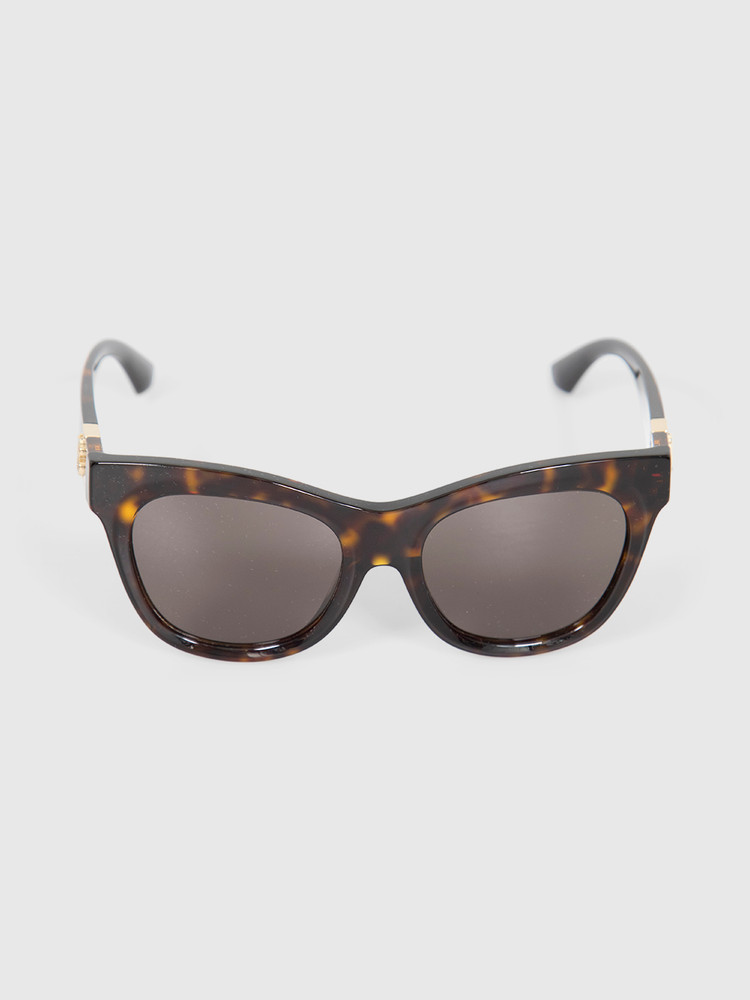 Burberry Havana Square Logo Sunglasses