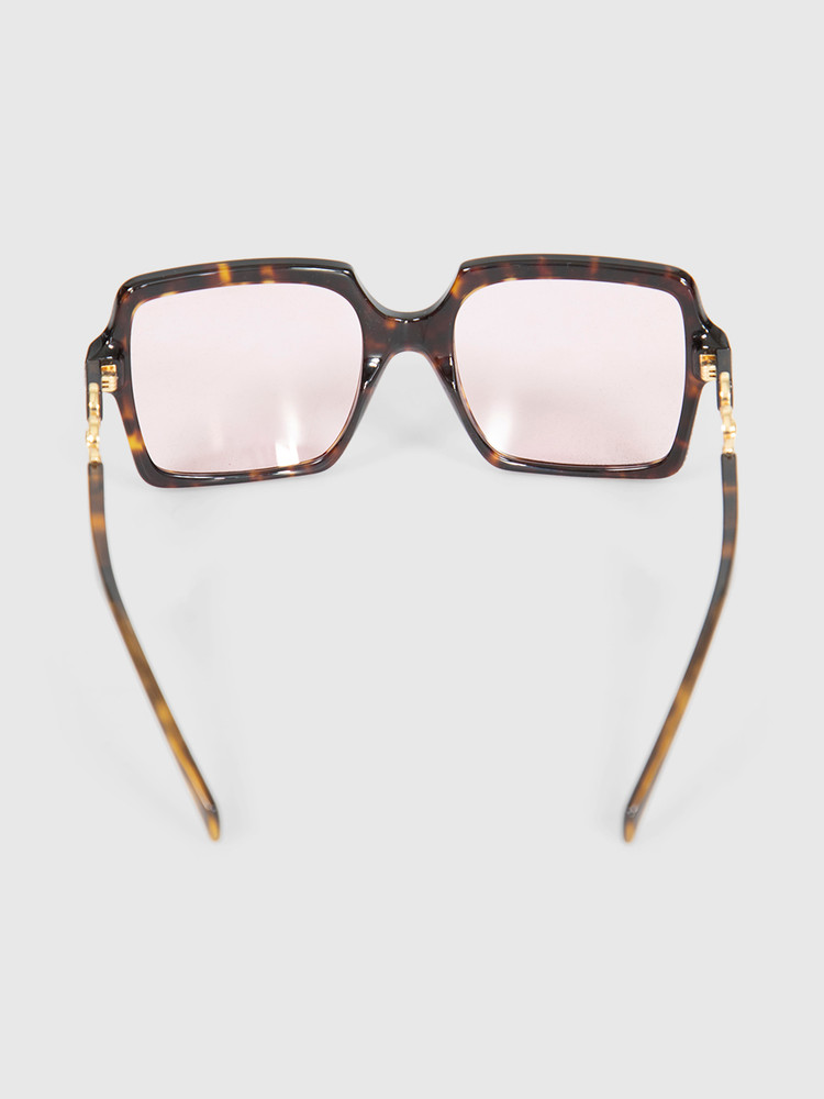 Versace Tortoiseshell Pink Lenses Sunglasses