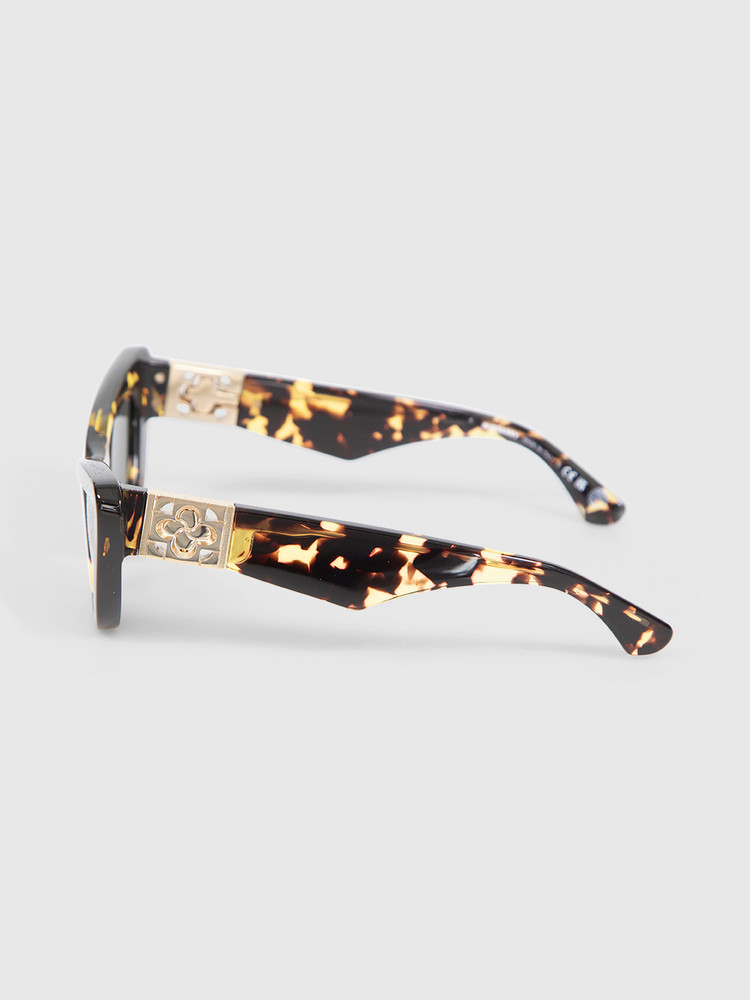 Burberry Dark Havana Cat Eye Sunglasses