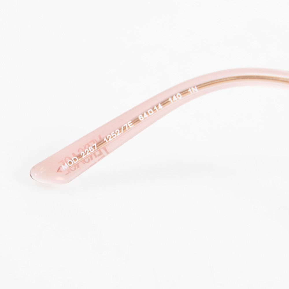 Versace Gold Frame Light Pink Sunglasses
