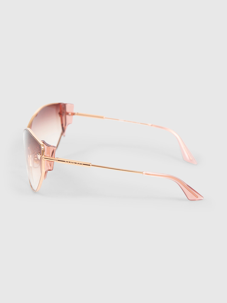 Versace Gold Gradient Orange Brown Sunglasses