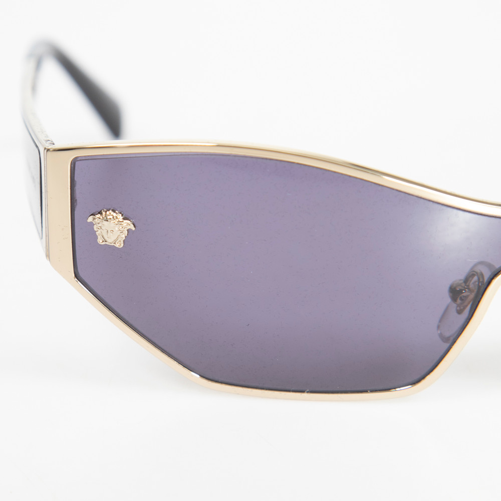 Versace Gold Frame Violet Butterfly Sunglasses