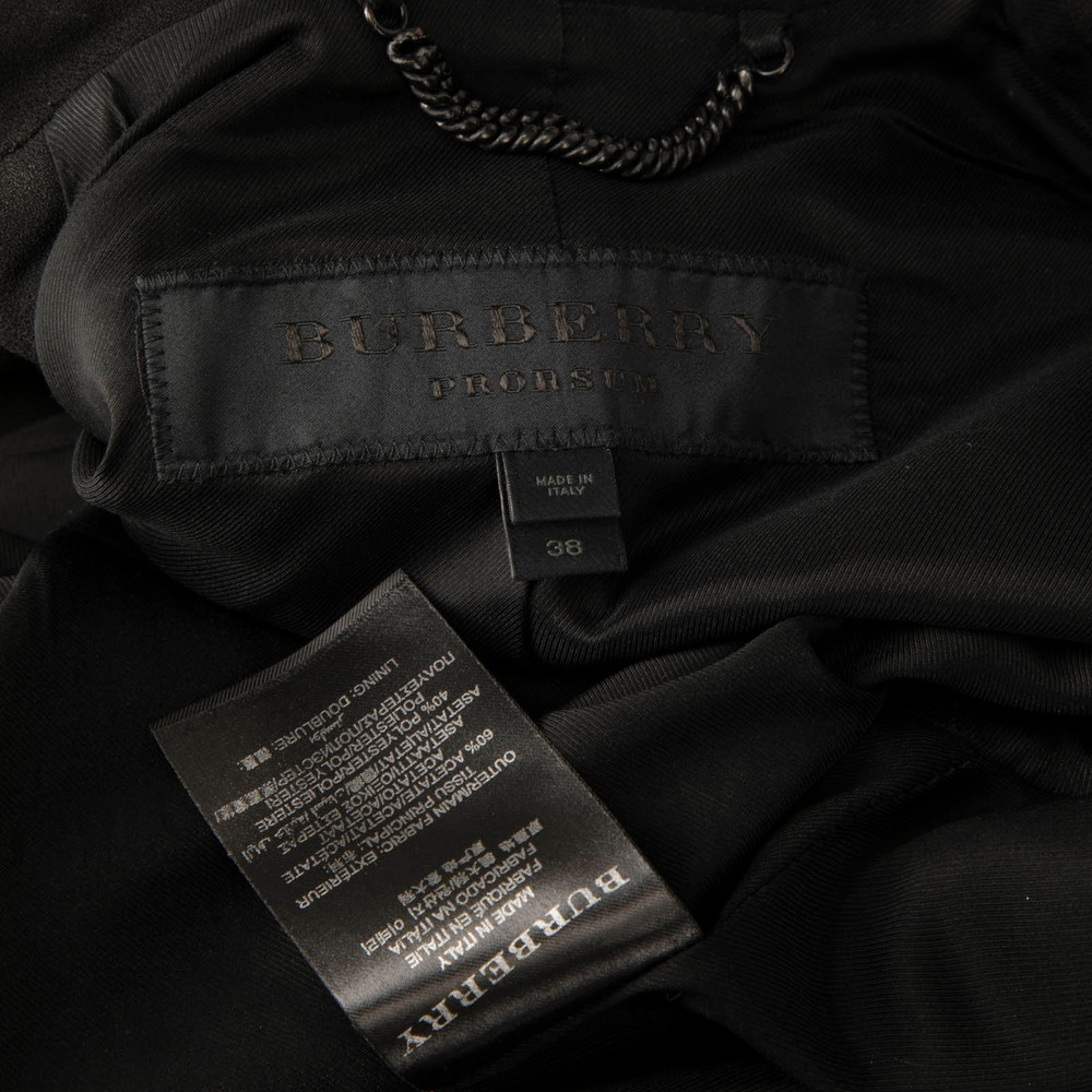 Burberry Black Single Breasted Blazer