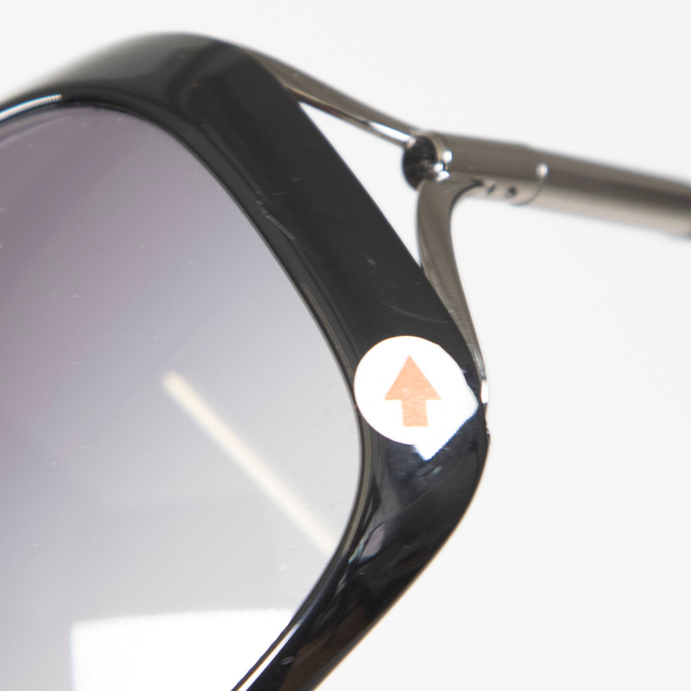 Burberry Black Gradient Oversized Sunglasses