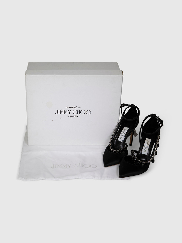 Jimmy Choo Black Victoria D’Orsay Heels