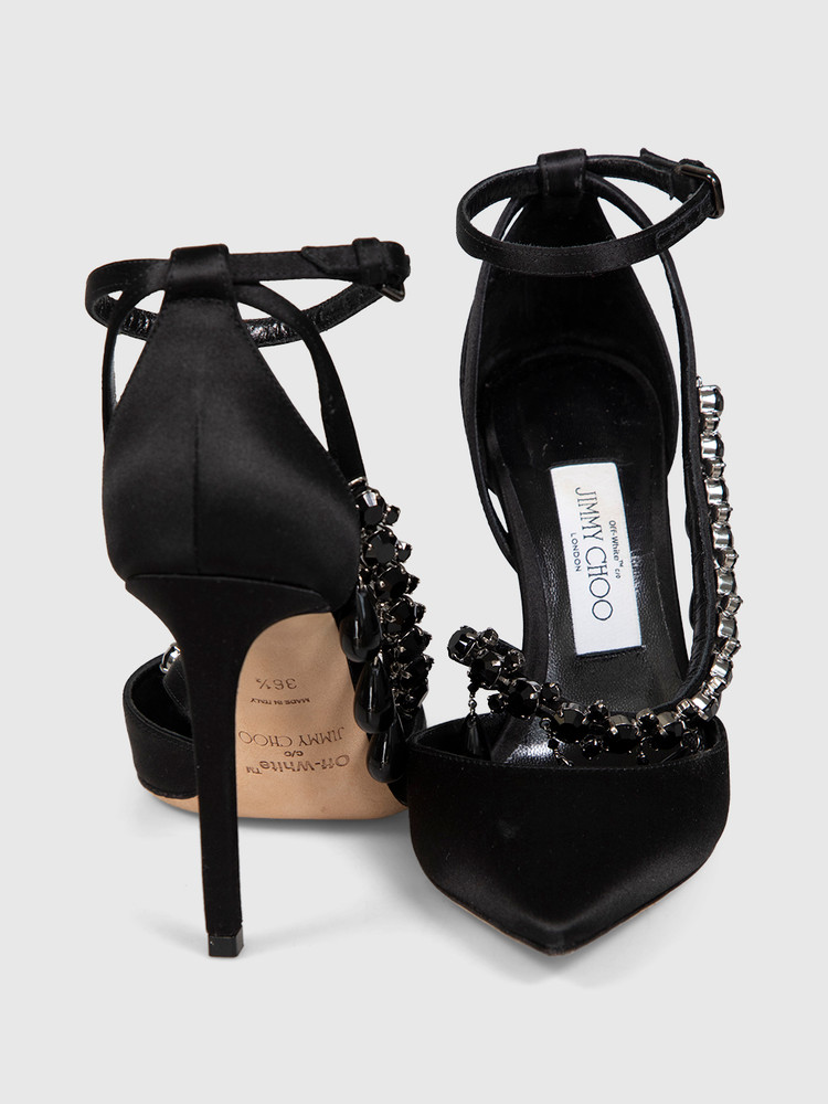 Jimmy Choo Black Victoria D’Orsay Heels