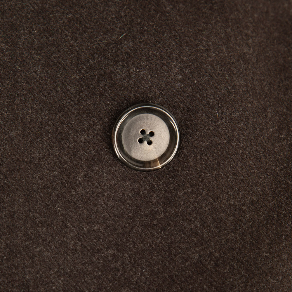 Bottega Veneta Brown Wool Double Breasted Coat