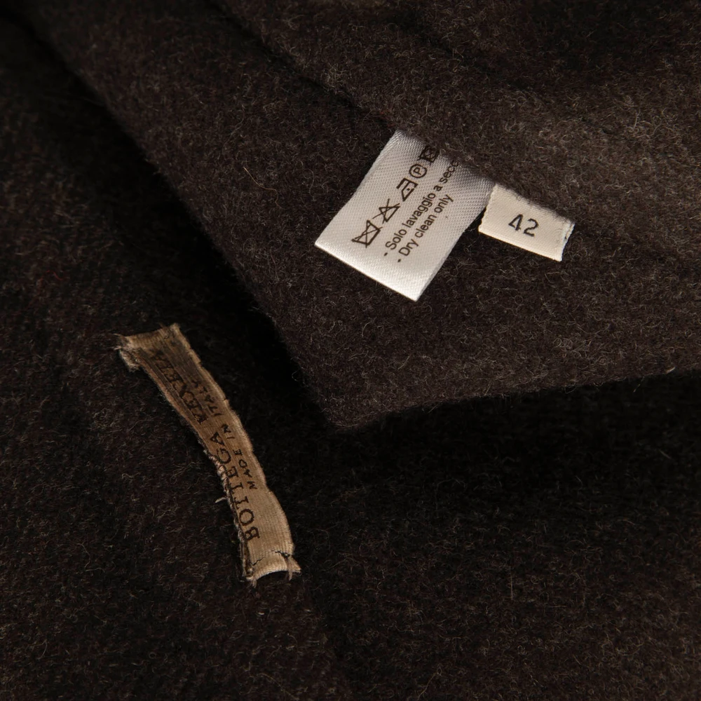 Bottega Veneta Brown Wool Double Breasted Coat