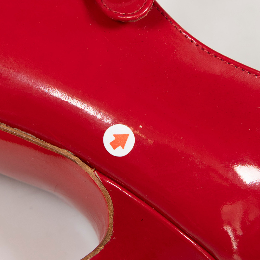 Christian Louboutin Red Patent Mary Jane Heels