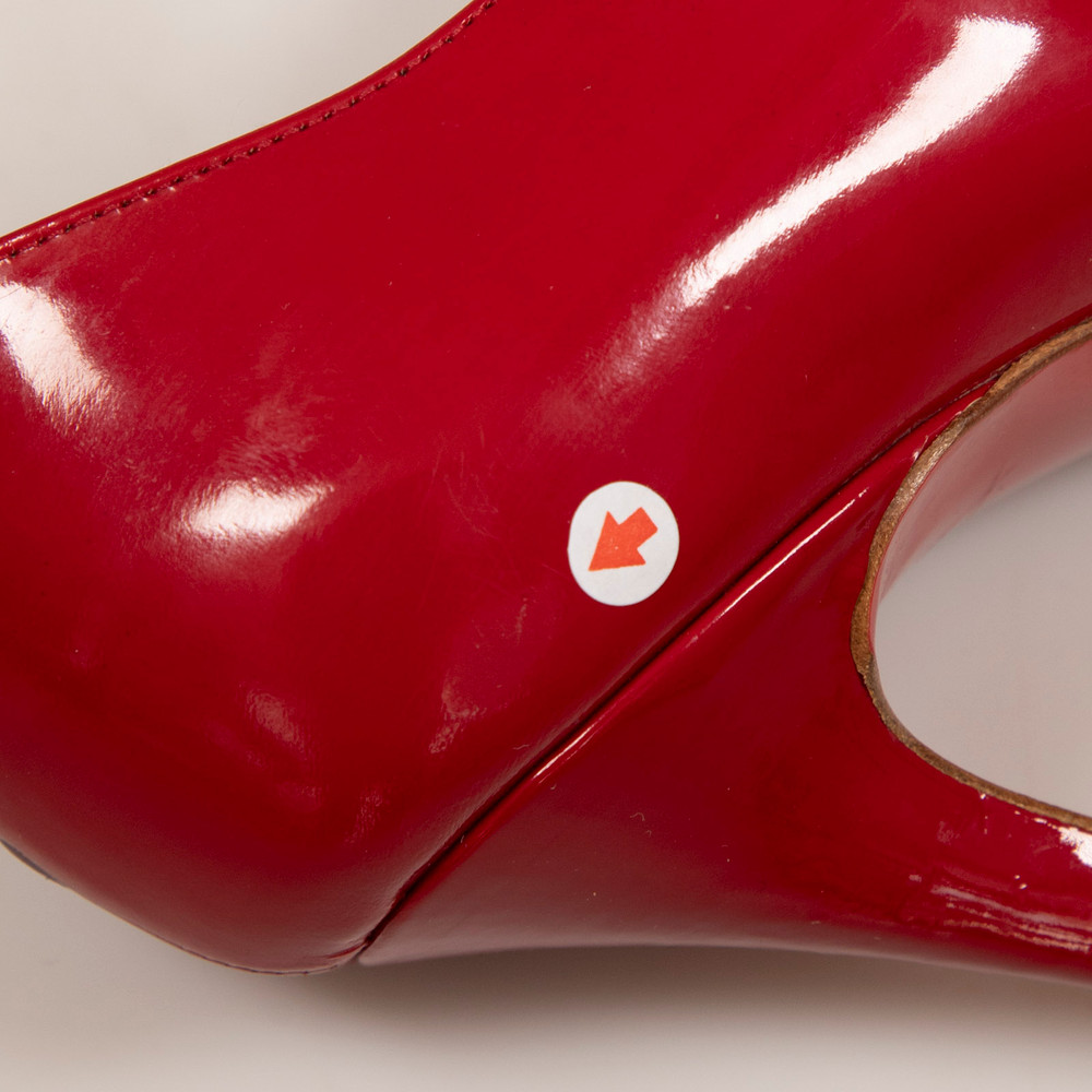 Christian Louboutin Red Patent Mary Jane Heels