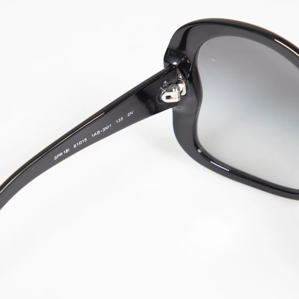 Prada Black Butterfly Oversized Sunglasses
