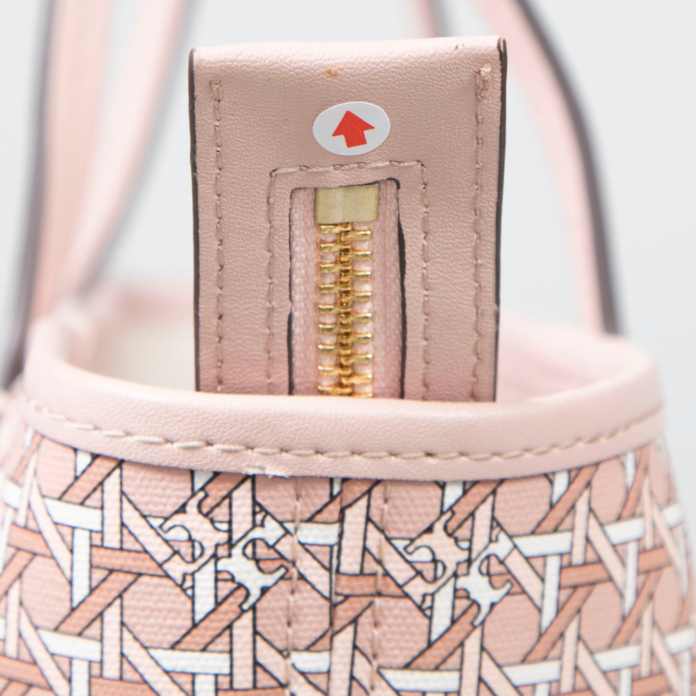 Tory Burch Pink Ever-Ready Monogram Tote Bag