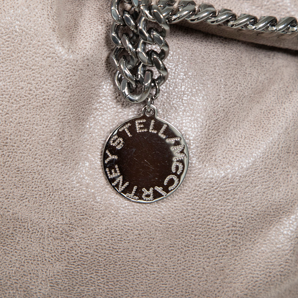 Stella McCartney Grey Vegan Suede Mini Falabella Tote