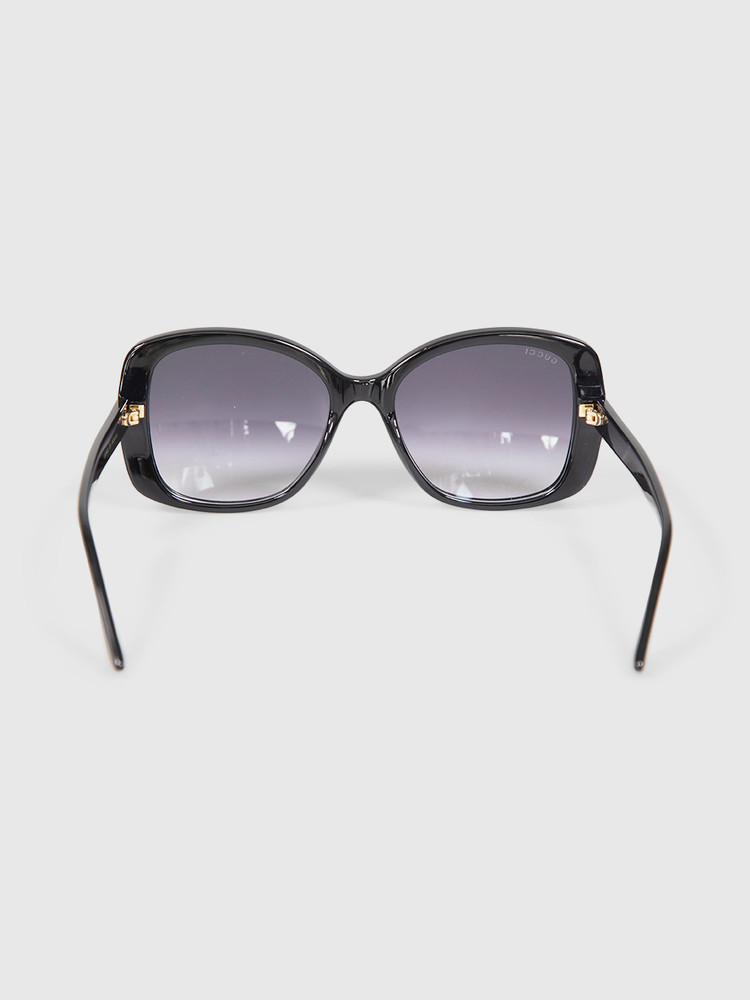 Gucci Black Oversized Square Sunglasses