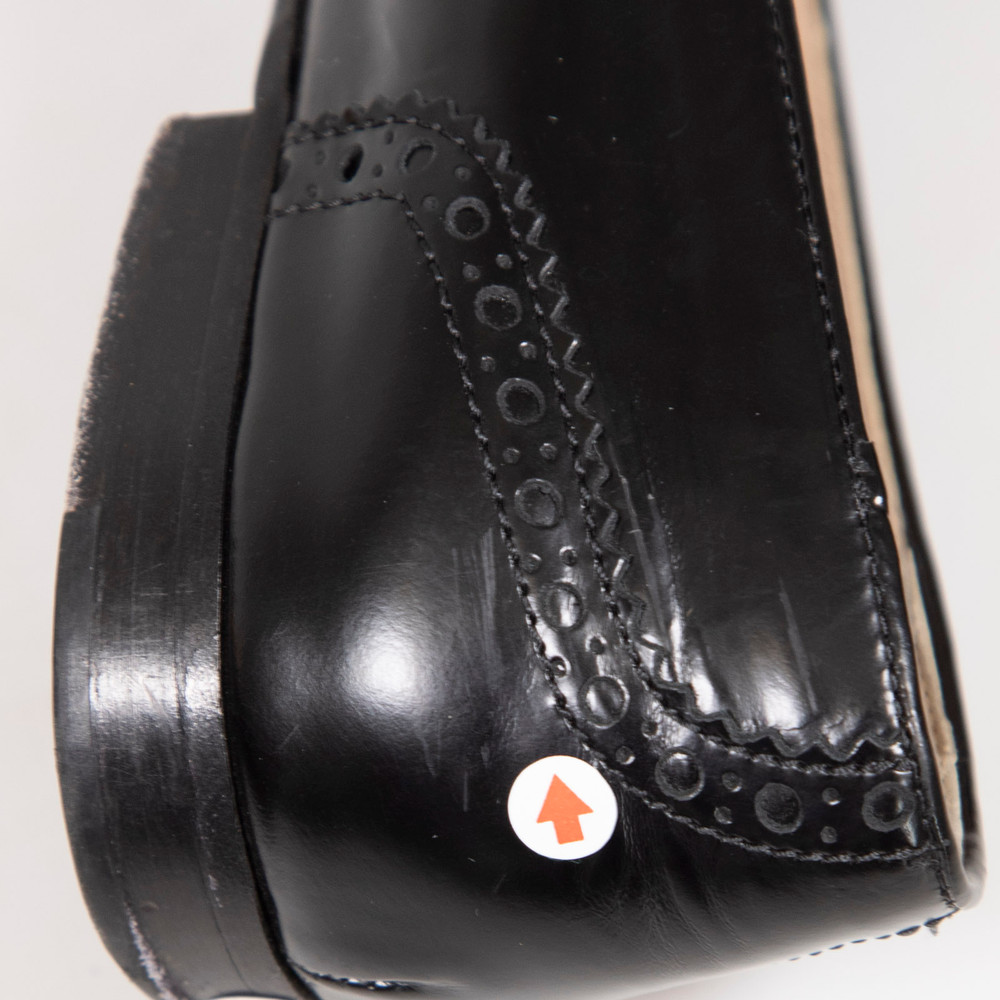 Prada Black Leather Tassel Accents Loafers