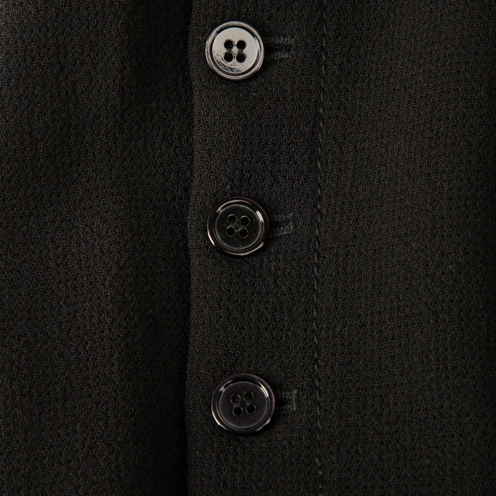 Alexander McQueen Black Buttoned Cuff Skinny Trousers
