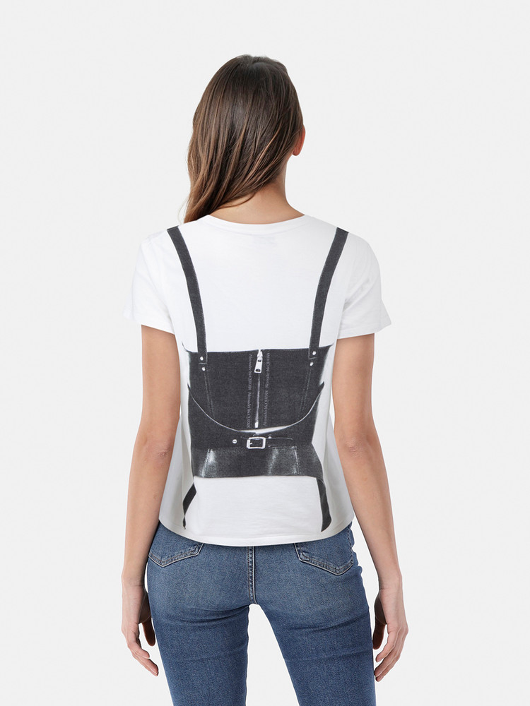 Alexander McQueen Trompe L’oeil Corset T-Shirt